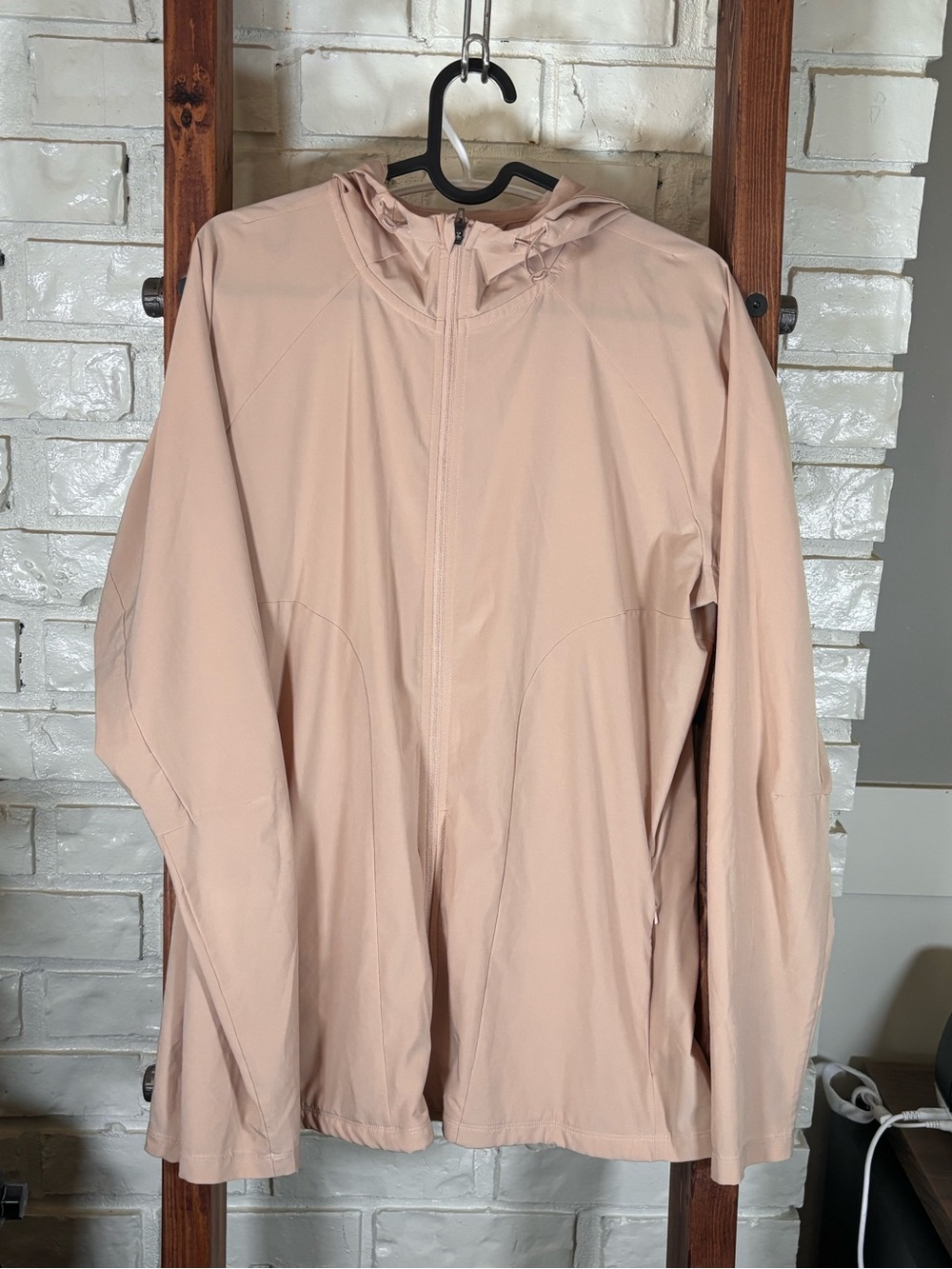 Addidas Light Blush Hooded Windbreaker Jacket